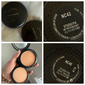 MAC Cosmetics Studio Fix Powder Foundation - NC42 and NC40